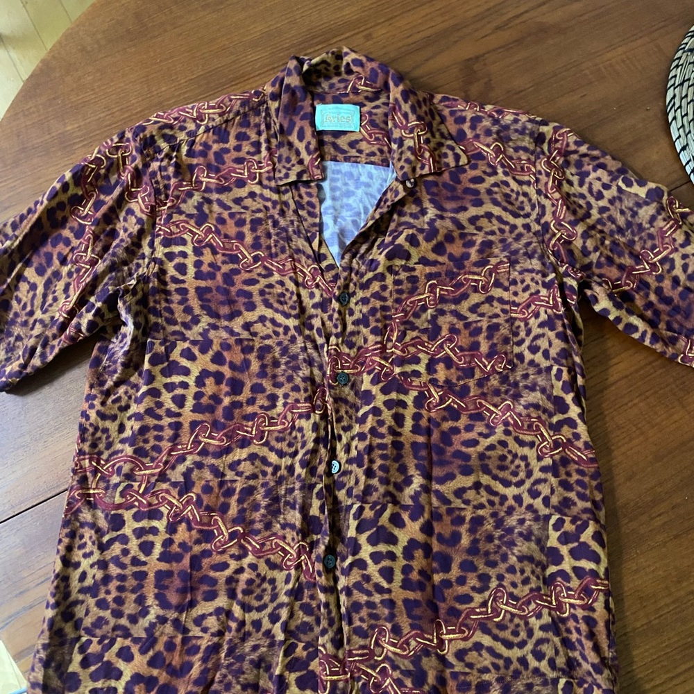 ARIES Leopard Print Women's Blouse
